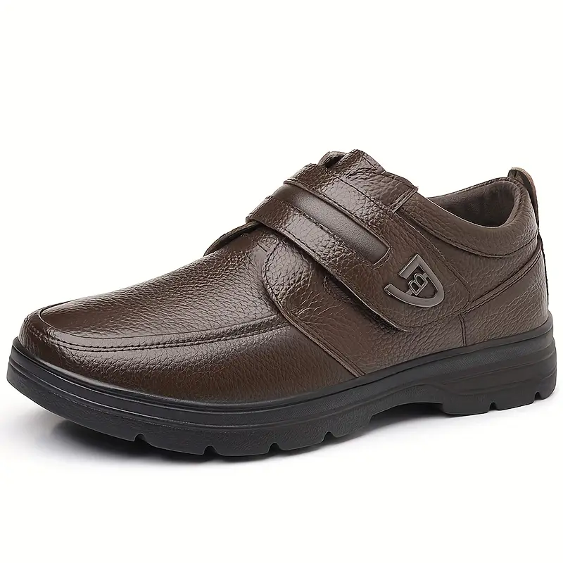 372fe40a-995e-4dab-a85f-edc210229021 Men's Trendy Classic Wing-Tip Derby Shoes, Comfy Non Slip Rubber Sole Dress Shoes For Men's - Image 1