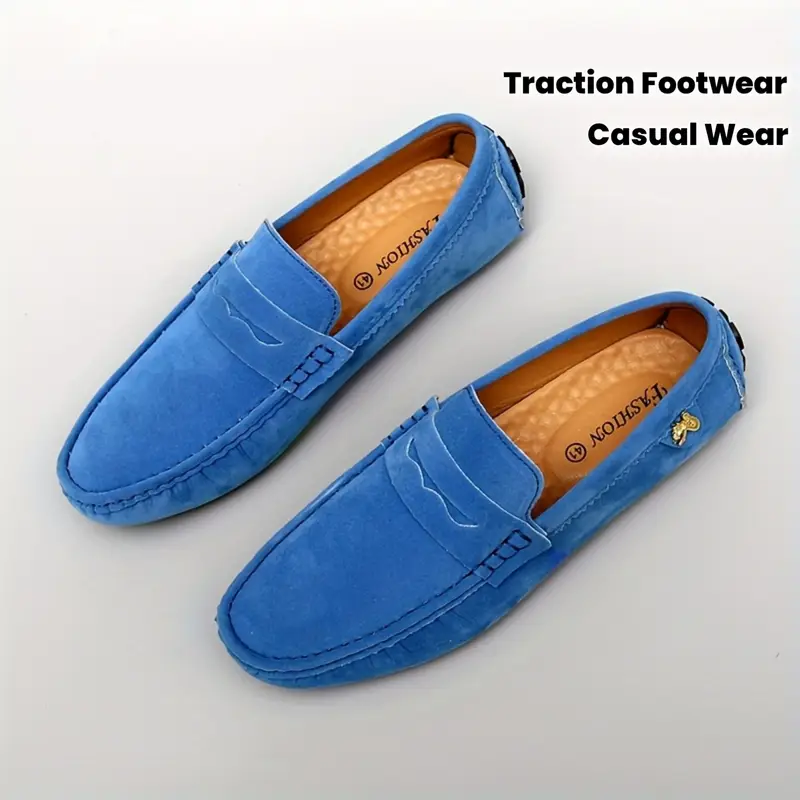 722ee95581a2d83485b6cd6ee7d40953 Men'S Classic Slip-On Loafers - Lightweight Breathable Synthetic - Image 1