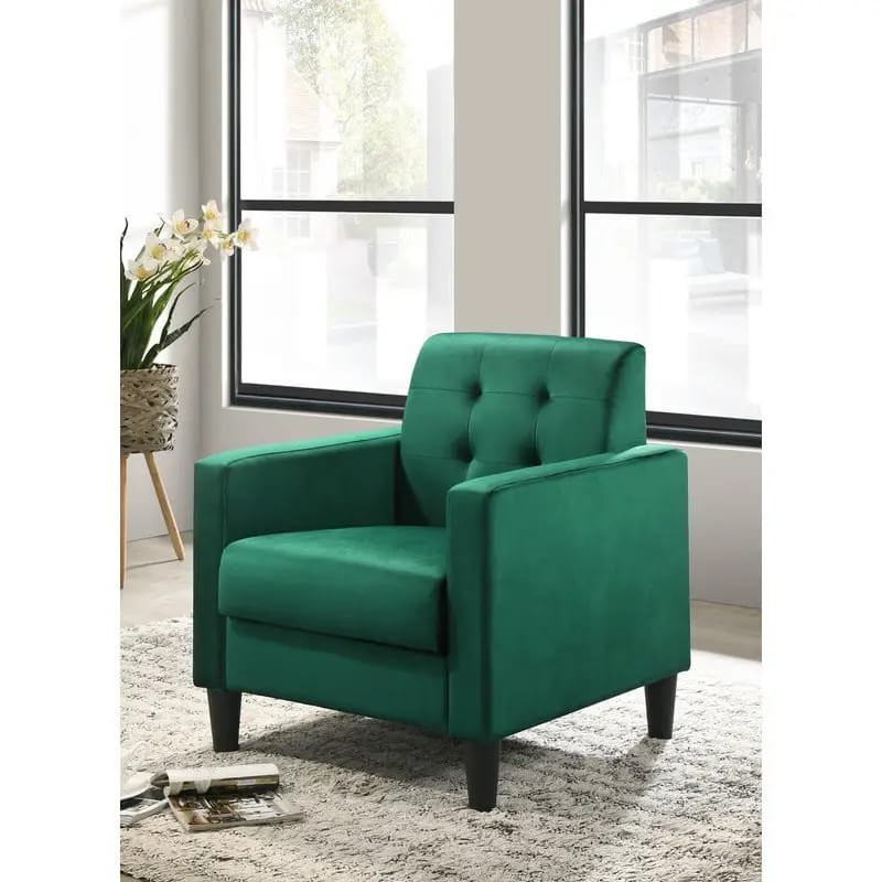 WhatsApp Image 2025-10-04 at 9.16.30 PM Tuchico Modern Accent Chair - Veet Upholstery, No Assembly Required, for Living Room, - Image 1