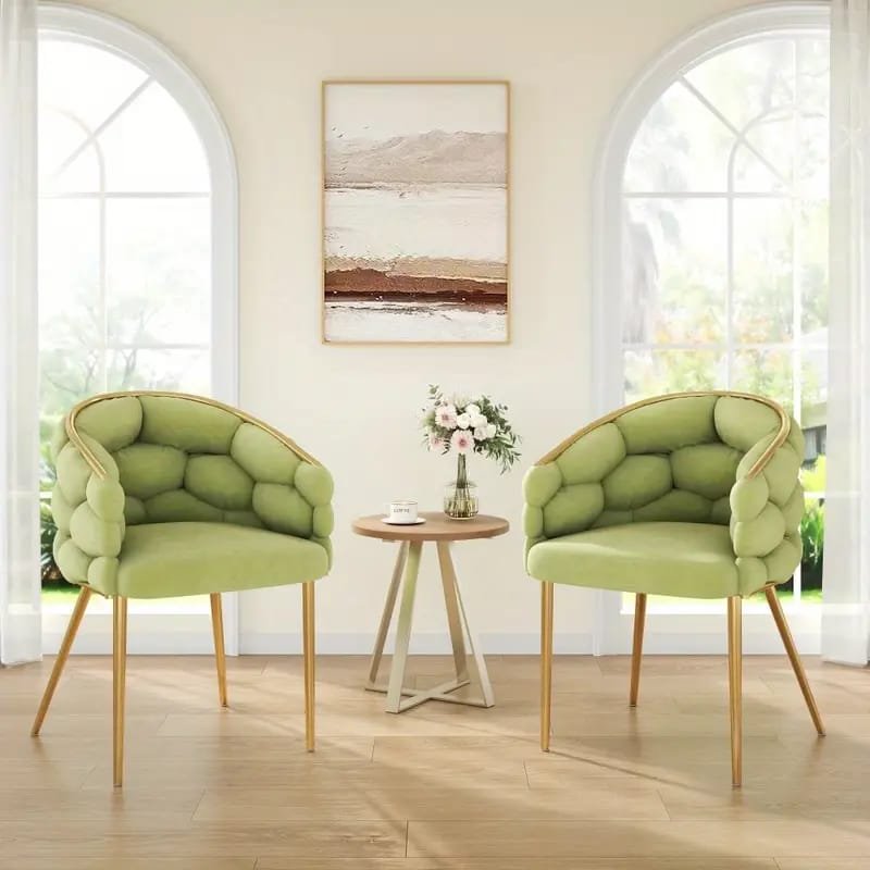 WhatsApp Image 2025-10-04 at 9.16.34 PM (1) Tuchico Modern Accent Chair - Veet Upholstery, No Assembly Required, for Living Room, - Image 1