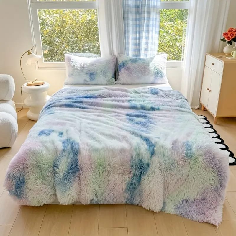 WhatsApp Image 2025-10-05 at 8.52.54 PM (2) 1pc Thickened Winter Striped Printed Taffeta Duvet Cover - Contemporary Style - Image 1